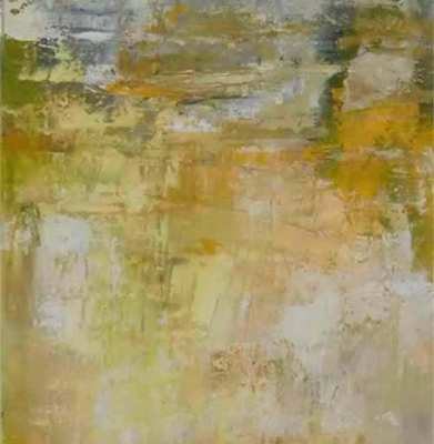 Abstrakt-gelb 2012 40 x 120 cm Acryl auf Leinwand