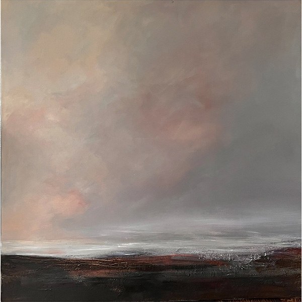 Seestück XXXV 2024 90 x 90 cm Acryl auf Leinwand
