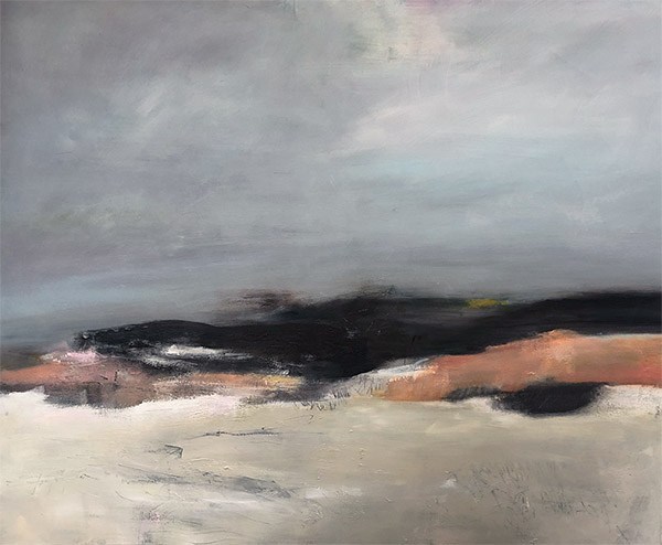 Nordmeer 2021 90 x 110 cm Acryl auf Leinwand