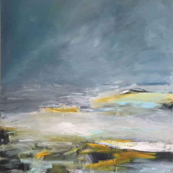 Gegen unendlich 2016 100 x 120 cm Acryl auf Leinwand