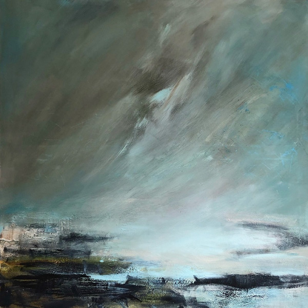 Passage 2021 90 x 90 cm Acryl auf Leinwand