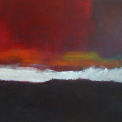 Seestück 2 2015 120 x 100 cm Acryl auf Leinwand