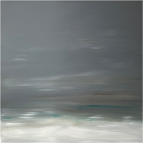Seestück XXXIII 2023 90 x 90 cm - verfügbar