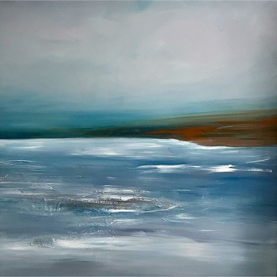 Seestück XXXVII 2023 90 x 90 cm Acryl auf Leinwand