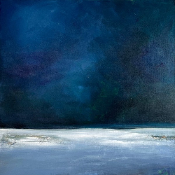 Seestück XXXXVIII 80 x 80 x 4 cm -verfügbar