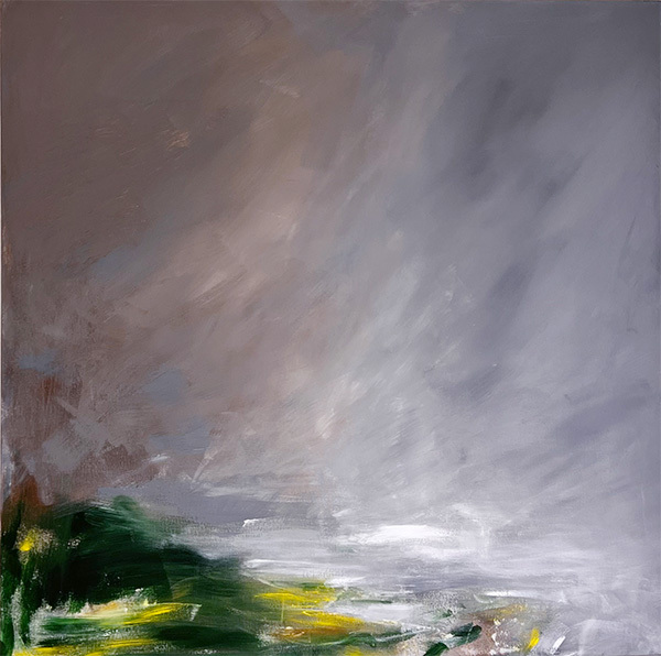 Seestück XXVIII 2021 100 x 100 x 4 cm verfügbar