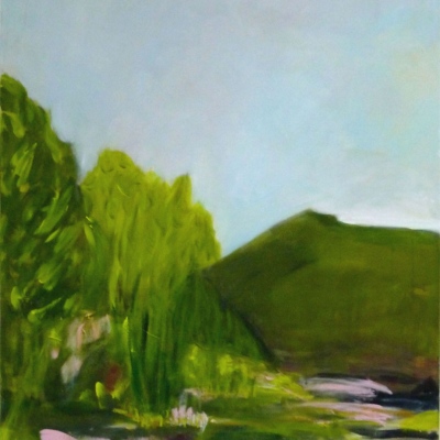 Green Mood 2016 100 x 120 Acryl auf Leinwand