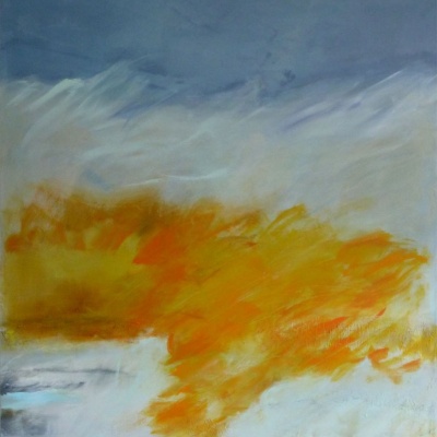 Himmelwärts 2016 100 x120 Acryl auf Leinwand